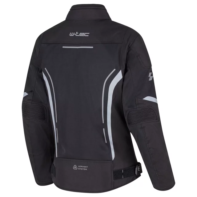 Letnia damska kurtka motocyklowa W-TEC Mirelia ∙ system AirVent ∙ protektory CE ∙ odpinana membrana ∙ elementy odblaskowe Visionight - czarno-szary-fluo