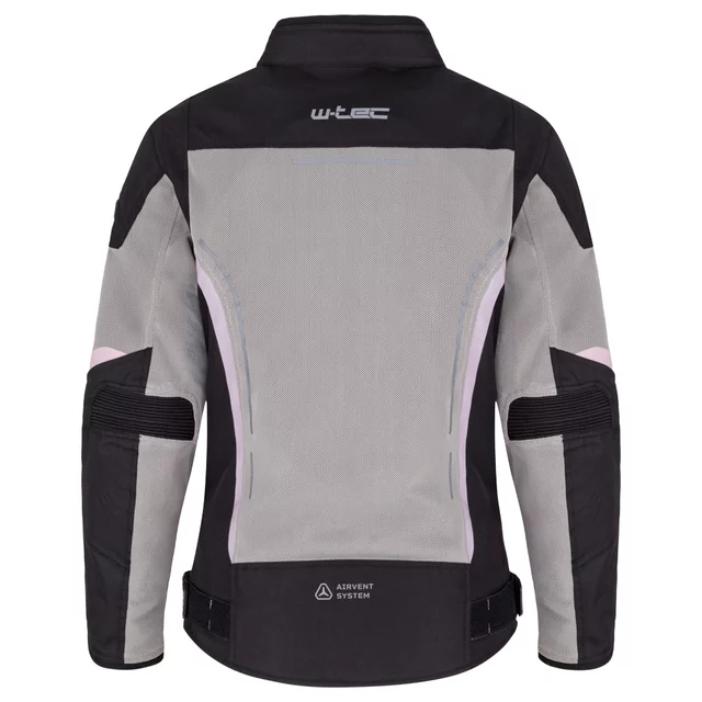Letnia damska kurtka motocyklowa W-TEC Mirelia ∙ system AirVent ∙ protektory CE ∙ odpinana membrana ∙ elementy odblaskowe Visionight - Czarno-szary
