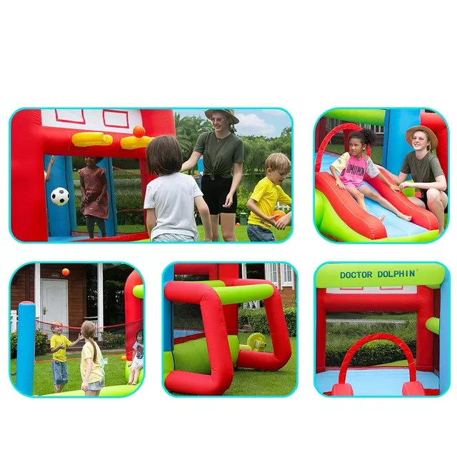 Dmuchany zamek dla dzieci Doctor Dolphin Tennis & Soccer 72013
