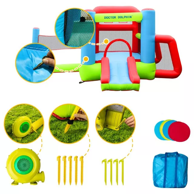 Dmuchany zamek dla dzieci Doctor Dolphin Tennis & Soccer 72013