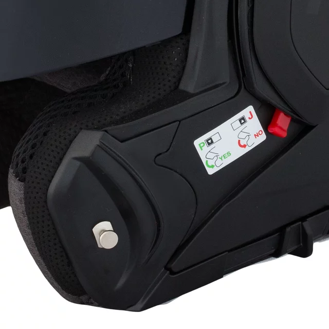 Kask motocyklowy szczękowy W-TEC Sabron P/J ∙ blenda przeciwsłoneczna ∙ system wentylacji ∙ wyjmowana wyściółka