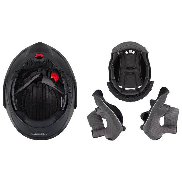 Kask motocyklowy szczękowy W-TEC Sabron P/J ∙ blenda przeciwsłoneczna ∙ system wentylacji ∙ wyjmowana wyściółka