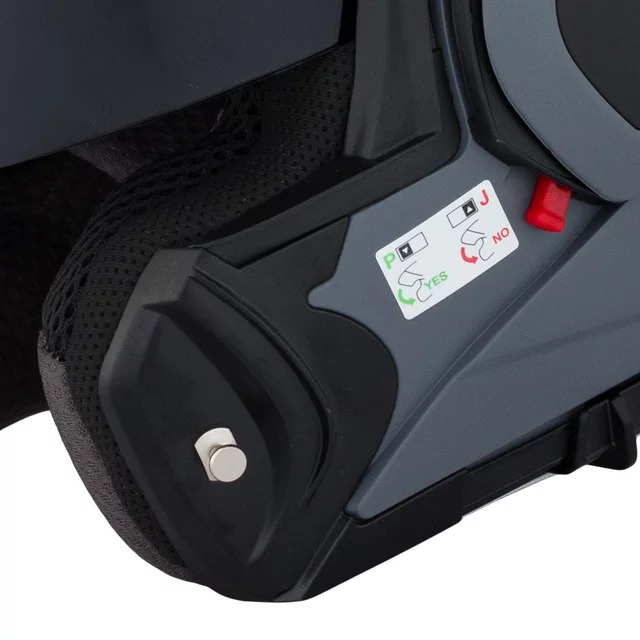 Kask motocyklowy szczękowy W-TEC Sabron P/J ∙ blenda przeciwsłoneczna ∙ system wentylacji ∙ wyjmowana wyściółka