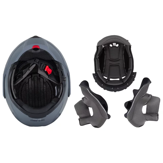 Kask motocyklowy szczękowy W-TEC Sabron P/J ∙ blenda przeciwsłoneczna ∙ system wentylacji ∙ wyjmowana wyściółka