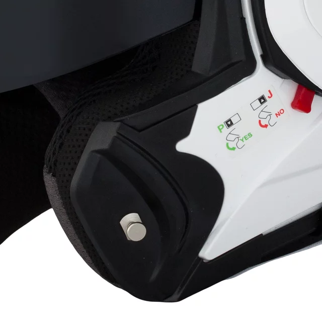 Kask motocyklowy szczękowy W-TEC Sabron P/J ∙ blenda przeciwsłoneczna ∙ system wentylacji ∙ wyjmowana wyściółka