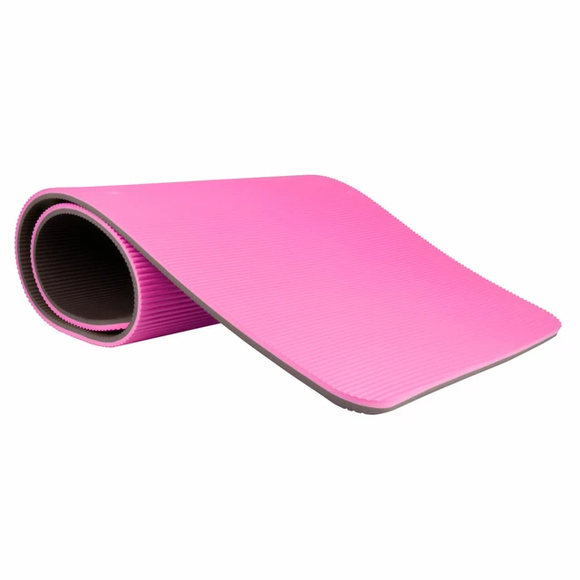 Profesjonalna mata do ćwiczeń fitness inSPORTline Profi 180x60x1,6 cm - Różowy (czerwony) - Różowy (czerwony)
