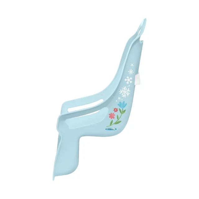 Fotelik rowerowy dla lalki Frozen II ∙ motyw z filmu Kraina Lodu 2 ∙ uniwersalne mocowanie ∙ regulowany pasek ∙ wytrzymały plastik