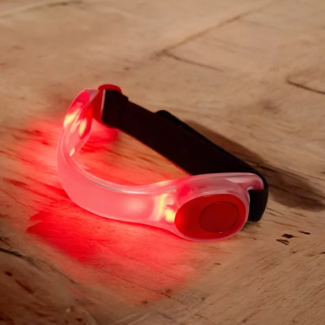 Opaska na rękę lub nogę ze światłem LED i odblaskiem inSPORTline Lumiero