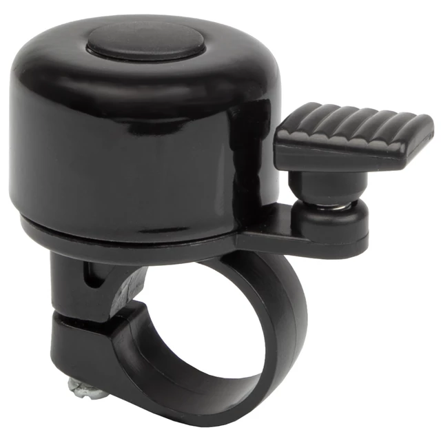 Dzwonek rowerowy M-Wave Mini Bell - Srebrny - Czarny