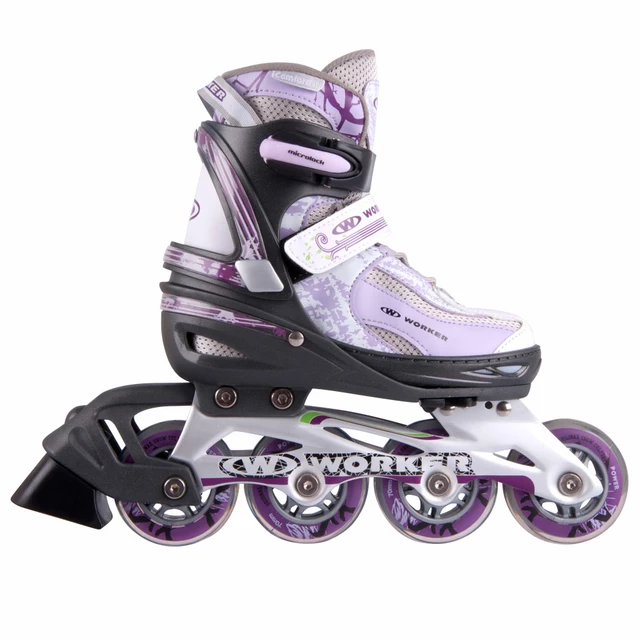 Solidne Damskie Rolki Regulowane WORKER Perleta - L (39-42)
