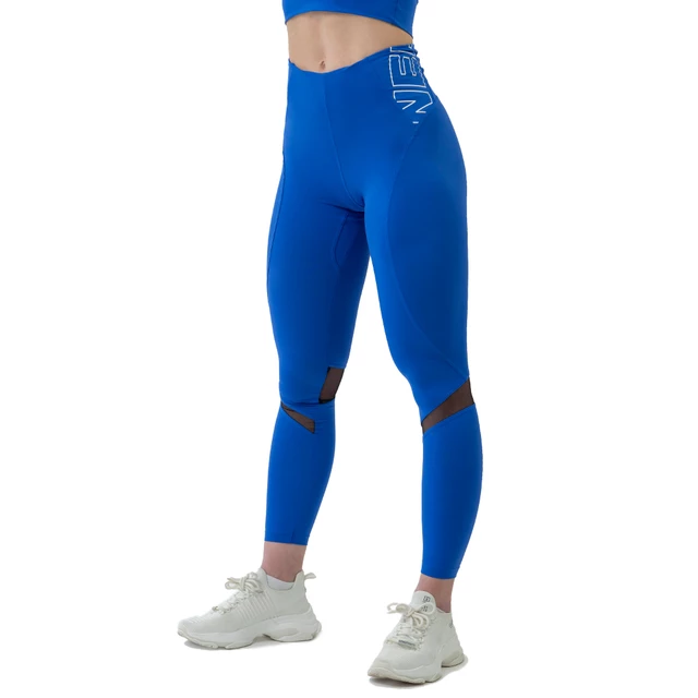 Legginsy damskie z wysokim stanem Nebbia FIT Activewear 443 - Czarny
