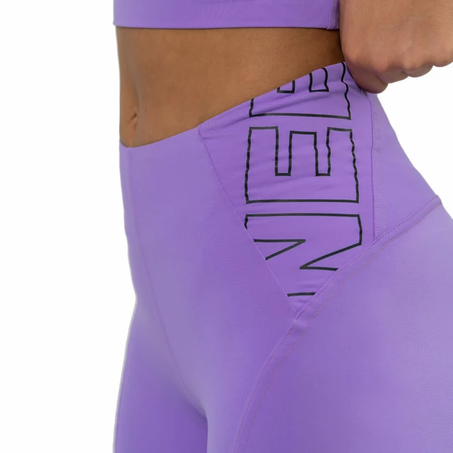 Legginsy damskie z wysokim stanem Nebbia FIT Activewear 443 - Czarny