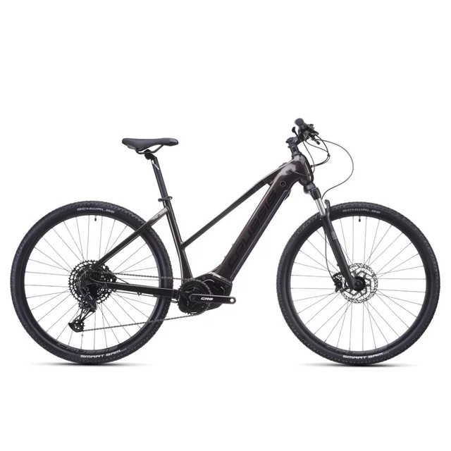 Rower elektryczny crossowy Crussis ONE-Cross Low 9.11 715Wh 28" - model 2026 ∙ silnik centralny Panasonic ∙ bateria LG 715 Wh ∙ amortyzator