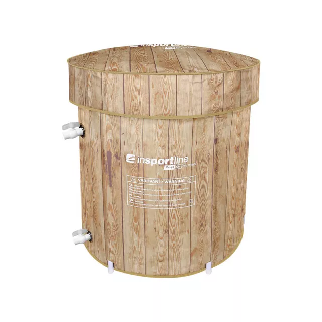 Przenośna balia do morsowania wanna inSPORTline FrostZen Pro II ∙ 375 l ∙ pięciowarstwowa izolacja ∙ dmuchana pokrywa ∙ lekka 4,9 kg