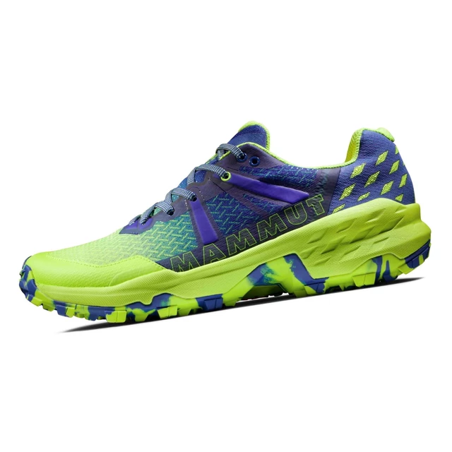 Męskie buty trekkingowe MAMMUT Sertig II Low Men - black-vibrant orange - highlime-dark ice