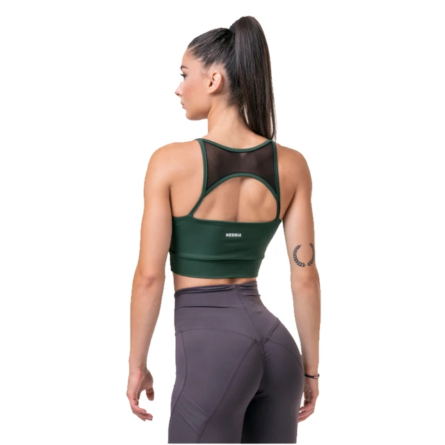 Biustonosz sportowy Nebbia Classic Hero 579 - Czarny