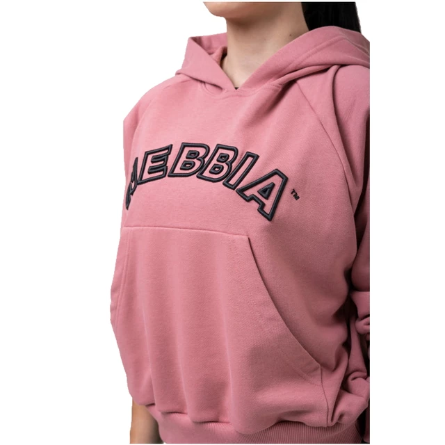 Bluza damska z kapturem Nebbia Iconic Hero 581 - Stara Różyczka