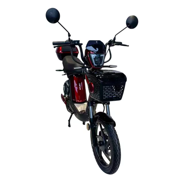 Skuter elektryczny W-TEC E-Greta II 12Ah 18" ∙ silnik 350 W ∙ zasięg do 50 km ∙ nośność 120 kg ∙ akumulator 15 Ah - Czarny
