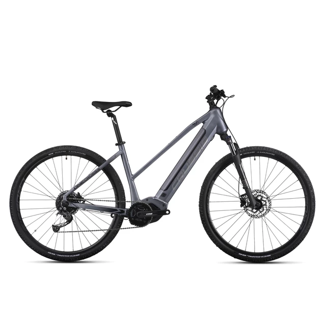 Damski crossowy rower elektryczny Crussis ONE-Cross Low 7.10 518Wh 28" - model 2025