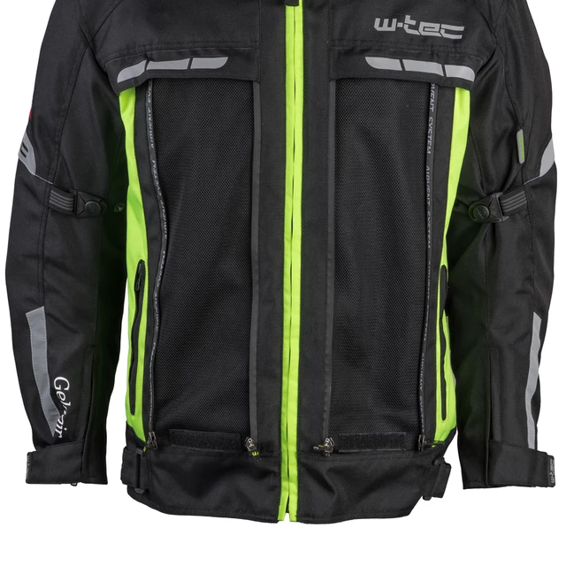 Kurtka dla motocyklistów W-TEC Gelnair - Czarno-zielony