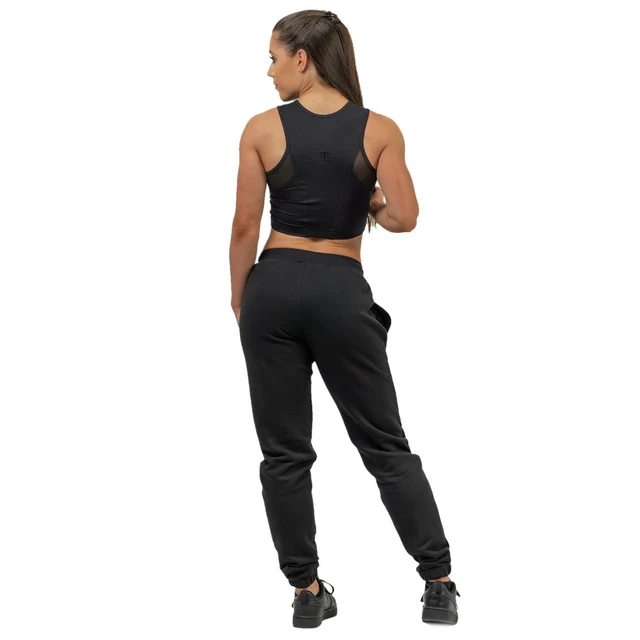 Damskie luźne spodnie dresowe Nebbia INTENSE Signature 846 - Black/Gold