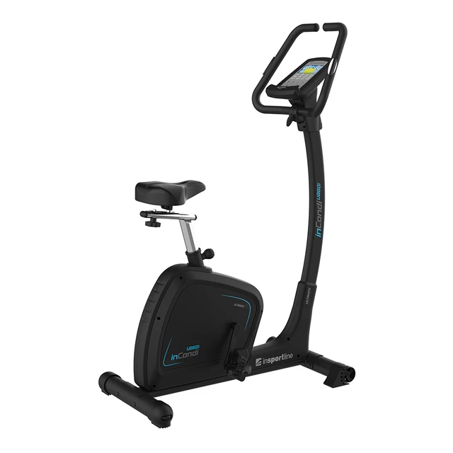Rower treningowy pionowy inSPORTline inCondi UB60i + pas piersiowy - Szary