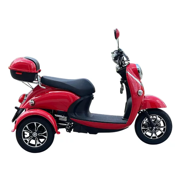Trójkołowy skuter elektryczny inSPORTline Tarra ∙ dwumiejscowy ∙ 800 W ∙ zasięg do 45 km ∙ nośność 200 kg ∙ bieg wsteczny