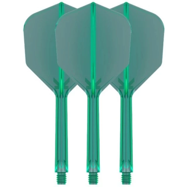 Nasadki z piórkami w jednym Target K-Flex No6 Medium 3 szt. - Biały - Zielony