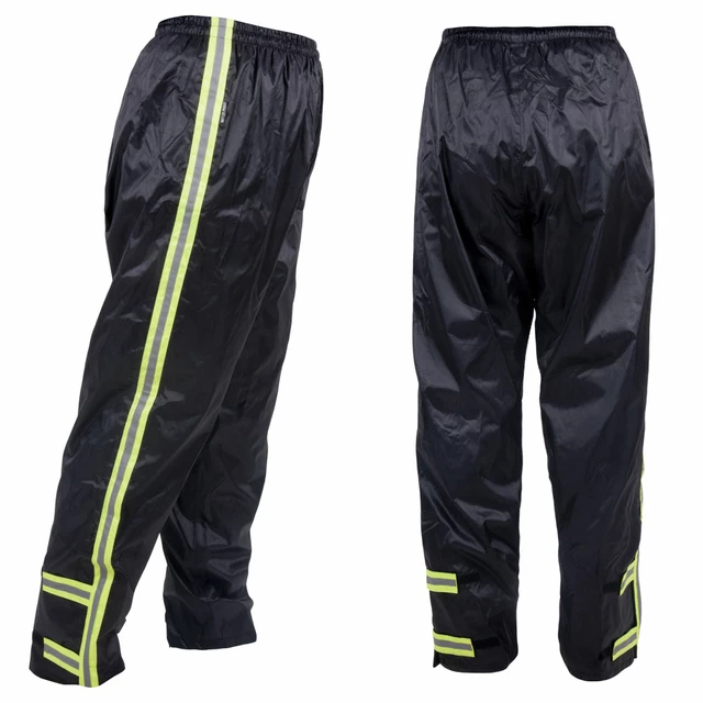 Spodnie motocyklowe W-TEC Rainy wodoodporne - Czarno-żółty