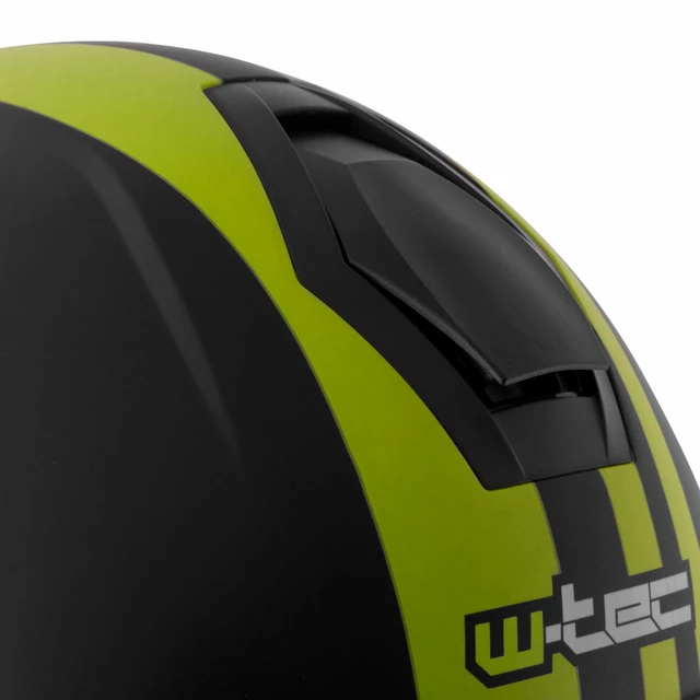 Kask motocyklowy otwarty W-TEC V586 z blendą - Biały perłowy