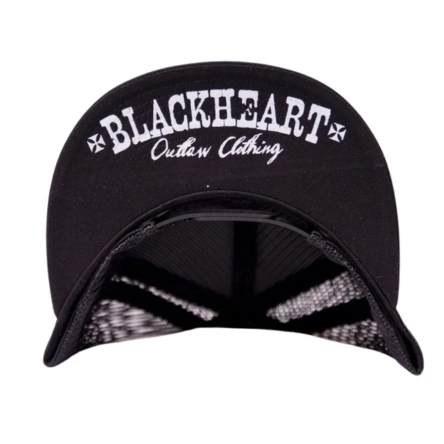 Czapka z daszkiem BLACK HEART Chopper Trucker BLK - Czarny