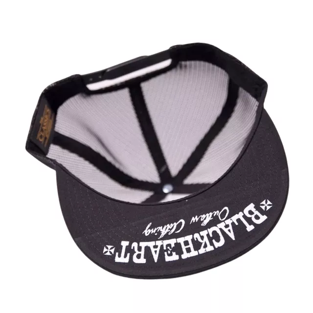 Czapka z daszkiem BLACK HEART Chopper Trucker BLK - Czarny