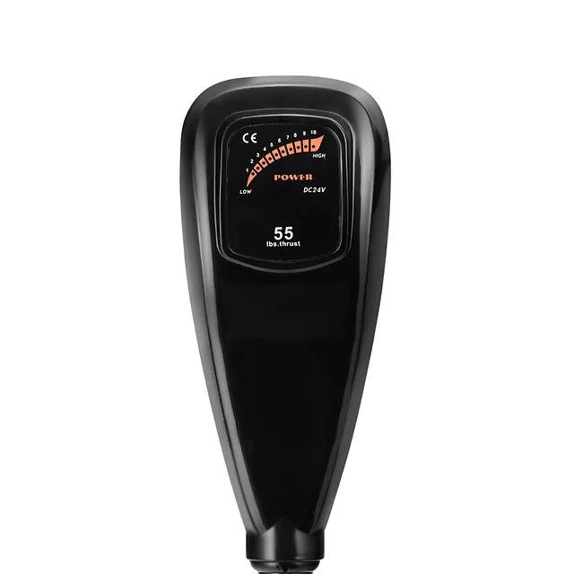 Silnik zaburtowy elektryczny inSPORTline A43 ∙ siła ciągu 55 lb ∙ moc 636 W ∙ 12 V ∙ teleskopowy rumpel ∙ wskaźnik LED