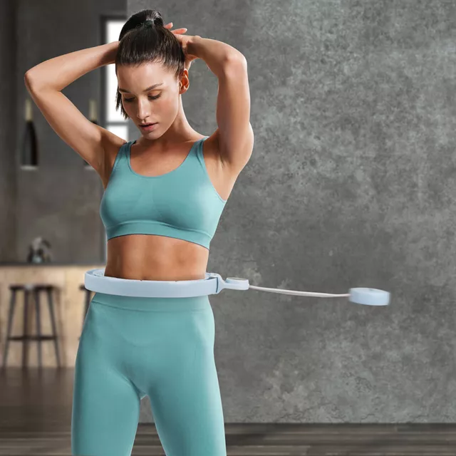 Hula hop z obciążeniem i licznikiem inSPORTline Weight Hoop Flex ∙ regulowany obwód 69–117,5 cm ∙ 15 głowic masujących ∙ LCD