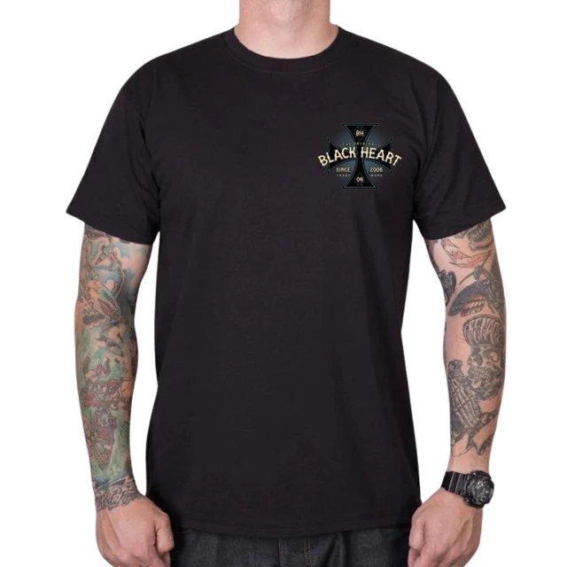 Koszulka ma motocykl T-shirt BLACK HEART Ava