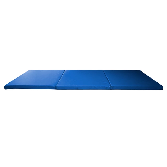 Materac gimnastyczny inSPORTline Pliago 180x60x5 cm - Czerwony - Niebieski