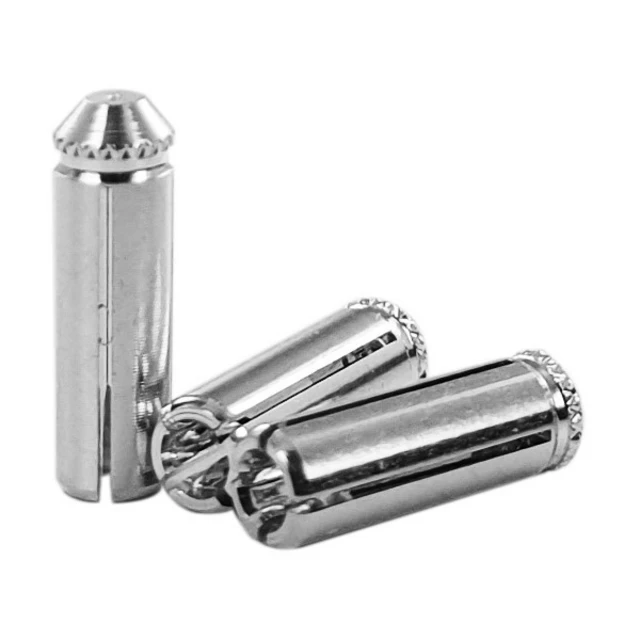 Ochraniacze na lotki (pióra) Bull's Flightprotector Aluminium 3 szt. - Czerwony - Srebrny