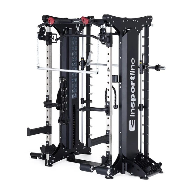 Brama / suwnica smitha inSPORTline Cable Column CC650 Double ∙ 2×90 kg stos ∙ wyciągi górny/dolny ∙ konstrukcja stalowa