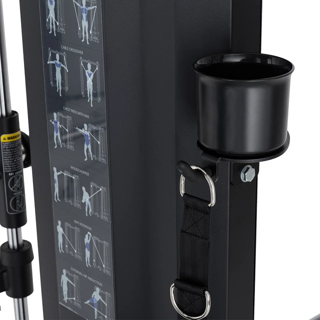 Brama / suwnica smitha inSPORTline Cable Column CC650 Double ∙ 2×90 kg stos ∙ wyciągi górny/dolny ∙ konstrukcja stalowa