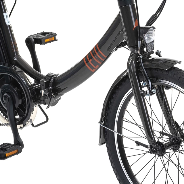 Składany rower elektryczny składak Levit Chilo 3 20" - Black Pearl