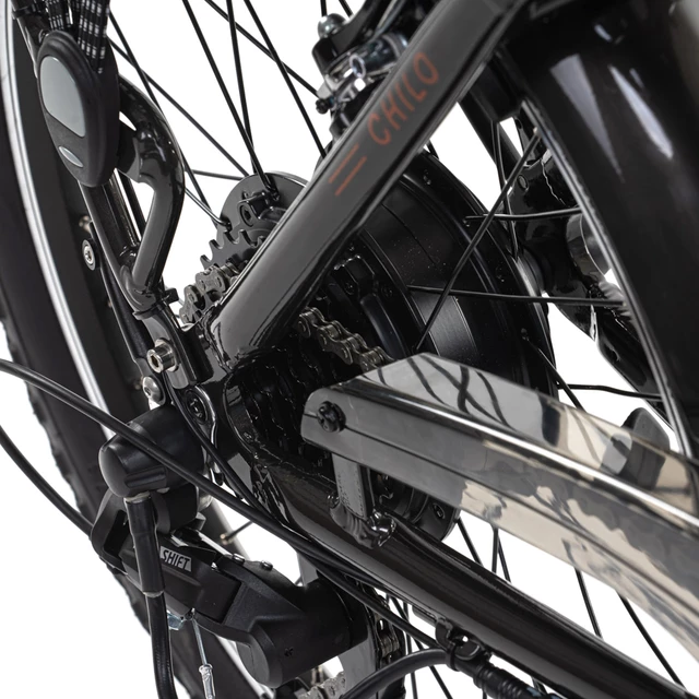 Składany rower elektryczny składak Levit Chilo 3 20" - Black Pearl