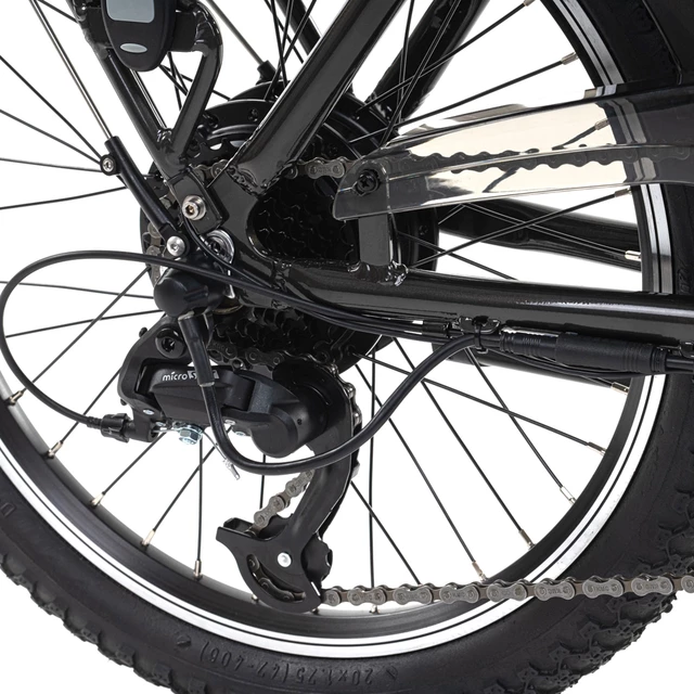 Składany rower elektryczny składak Levit Chilo 3 20" - Black Pearl