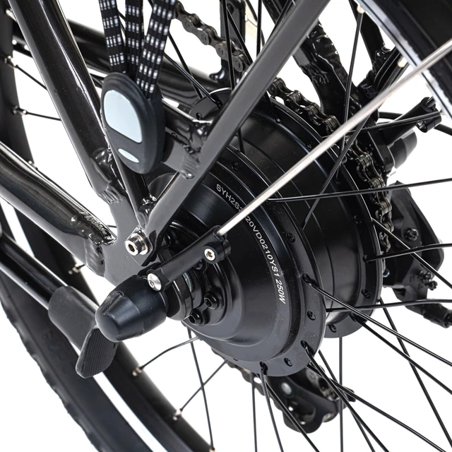 Składany rower elektryczny składak Levit Chilo 3 20" - Black Pearl