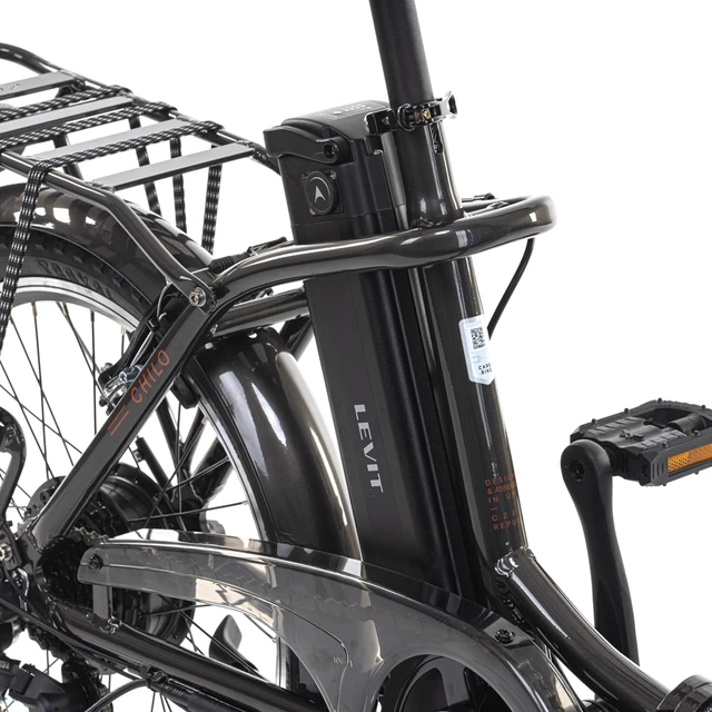 Składany rower elektryczny składak Levit Chilo 3 20" - Black Pearl