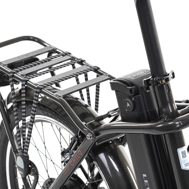 Składany rower elektryczny składak Levit Chilo 3 20" - Black Pearl