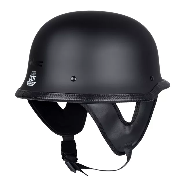 Kask motocyklowy W-TEC Feldberg otwarty ∙ chopper vintage ∙ 880 g ∙ ABS ∙ DOT ∙ matowy - Czarny