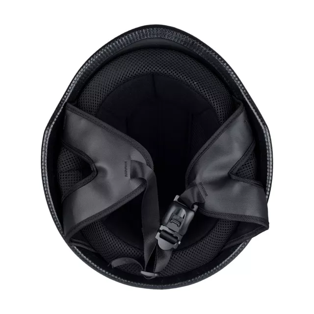 Kask motocyklowy otwarty W-TEC Feldberg ∙ vintage ∙ lekki 880 g ∙ skorupa ABS ∙ DOT ∙ matowy - Czarny