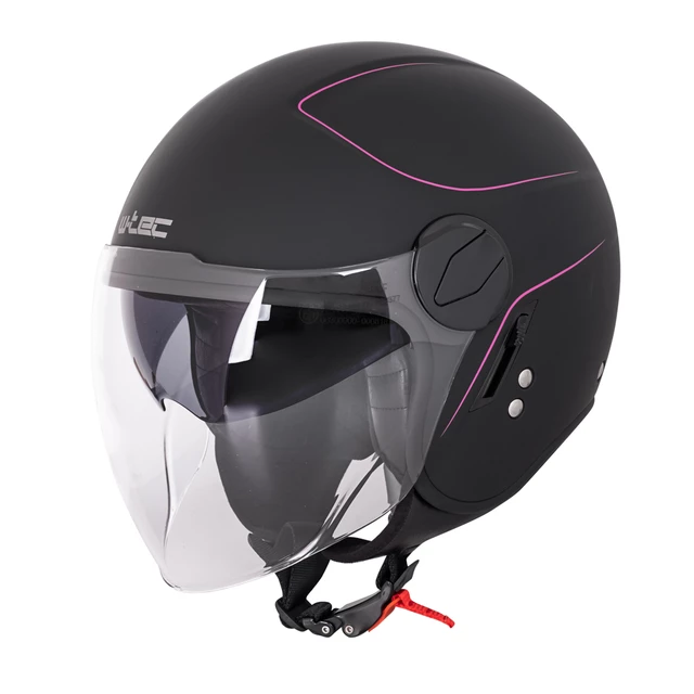 Kask otwarty ma motor, skuter z blendą W-TEC Vernante - Rosanero