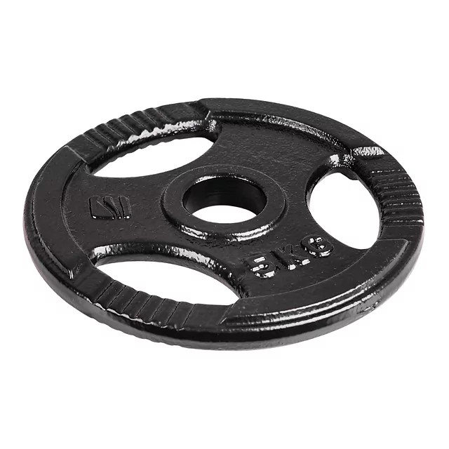 Żeliwne talerze olimpijskie inSPORTline Hamerton Black 50 mm 1,25-25 kg ∙ wytrzymałe uchwyty ∙ do sztangi olimpijskiej
