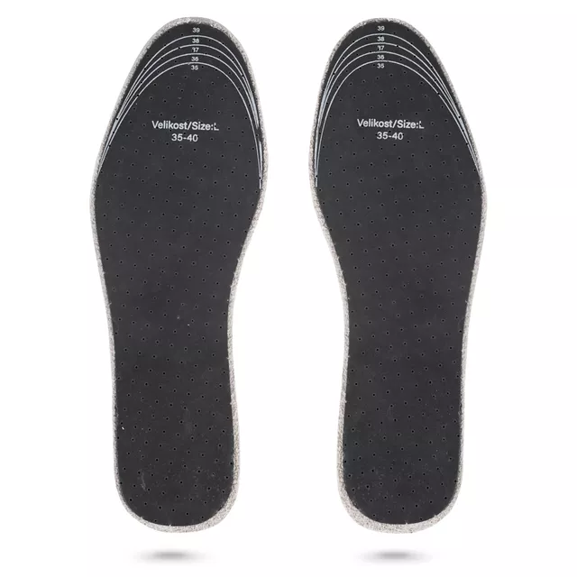 Skórzane wkładki do butów inSPORTline Londys ∙ oddychające ∙ termoregulacja stóp ∙ neutralizacja zapachów